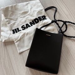JIL SANDER ブラック ミニショルダーバッグの画像