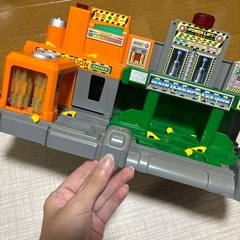 (お話中)プラレール 修理 点検 車両整備ステーションの画像