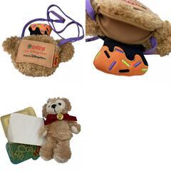 186000 現状品 Disney ディズニー 3点 ダッフィー ハロウィン パスケース スウィートドリーム ぬいぐるみ キーホルダー まとめ売り タグ付き 寝ている [0000000001159]の画像