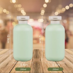 繰り返し使える 200mlトラベル フラップ付き プラスチック容器の画像