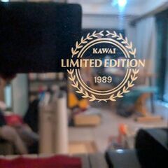 カワイピアノ　アップライトピアノ　1989 limited edition の画像