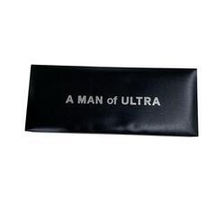 186000 紳士用 扇子 A MAN of ULTRA × 白竹堂 ウルトラレリーフファン ウルトラセブン ブラック／レッド [0000000001163]の画像