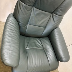 エコーネス　ストレスレスチェア　総本革　パーソナルチェア　オットマンなしの画像