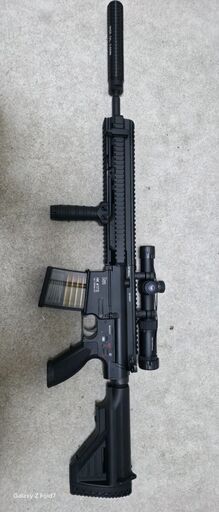 次世代電動ガン　HK417バーリーアリアント　カスタム込み　東京マルイ　スコープ付き　