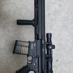 次世代電動ガン　HK417バーリーアリアント　カスタム込み　東京マルイ　スコープ付き　の画像