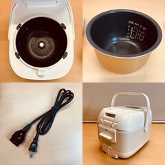 東芝 3合炊き IHジャー炊飯器 RC-5XE5（ホワイト）2019年製の画像