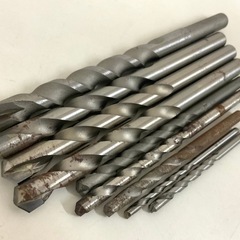 未使用保管コンクリートドリルまとめ 11本 丸軸 ハウスビーエム等 サビあり未使用 の画像
