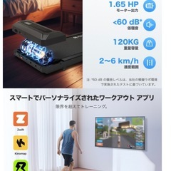 Mobvoi ランニングマシン ルームランナー トレッドミル Fit/Edge ランニングパット 家庭用 トレーニングマシン 静音 ジョギングマシン 4種類のモード 時速1-6km ウォーキングマシーン 省スペース 収納便利 LEDディスプレイの画像