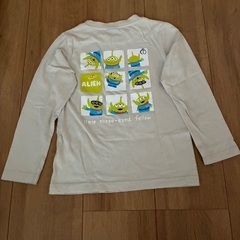 200円。エイリアンロングTシャツ110cmの画像