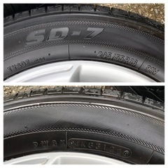 ☆ フォルクスワーゲン純正 タイヤアルミセット 16インチ 205/55R16 ☆の画像
