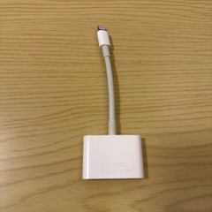Apple純正 iPhone Lightning - Digital AVアダプタの画像