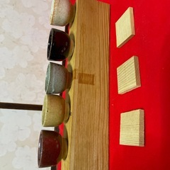 五色ぐい呑みの画像