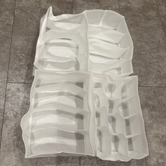 無印良品　不織布　収納　仕切り　4個の画像