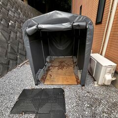 サイクルハウス_バイクテント_ジョイフル本田で購入_【取りに来られる方に】_【10/中旬まで掲載⇒以後廃棄】の画像