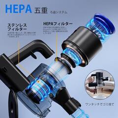 掃除機❣️コードレス45000pa超強力吸引 超軽量 サイクロン 50分連続稼働の画像