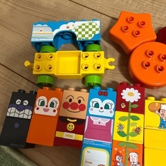 アンパンマン　ブロック　知育玩具の画像