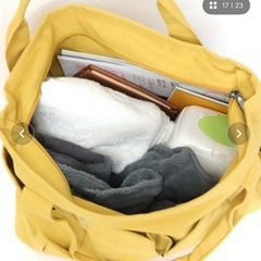 【大容量】値下げしました！キャンバストートバッグ/マザーズバッグの画像