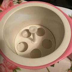 温泉卵、ゆで卵器の画像