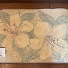 新品未使用　洗濯可能　玄関マット　の画像
