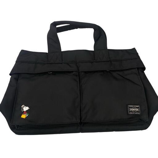 美品【コラボ品】JOE PORTER ウエストバッグ スヌーピー刺繍 カモフラ