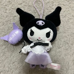 クロミちゃんぬいぐるみキーホルダーの画像