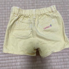 【80】オシュコシュ ショートパンツ イエローの画像