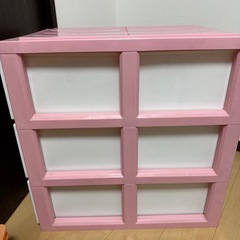 　衣類収納 衣装ケース　プラスチック　3段の画像