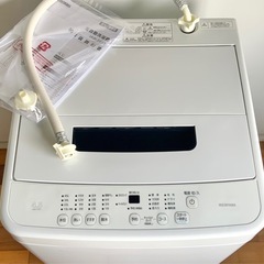 美品 洗浄済み アイリスオーヤマ IAW-T451 4.5kg 全自動洗濯機 2023年製 取説付きの画像