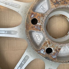 15インチ　アルミホイール　マナレイスポーツ ROADLINE MANALAY SPORTS ニスモ NISMO センターキャップ付き 6J 43 114.3 5穴 C25 セレナにて使用の画像