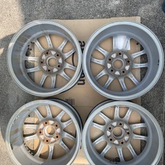 15インチ　アルミホイール　マナレイスポーツ ROADLINE MANALAY SPORTS ニスモ NISMO センターキャップ付き 6J 43 114.3 5穴 C25 セレナにて使用の画像