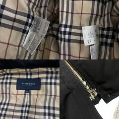 186005 BURBERRY バーバリー ダウンジャケット ノバチェック フード取り外し可能 ブラック [0000000001203]の画像