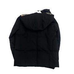 186005 BURBERRY バーバリー ダウンジャケット ノバチェック フード取り外し可能 ブラック [0000000001203]の画像