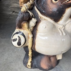 信楽焼　たぬき　高さ約60cmの画像