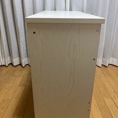 【無料】ホワイトデスク 幅100cm×奥行39.5cm×高さ72cm 早めに引き取り希望の画像