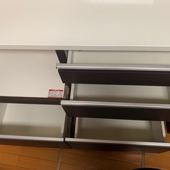 ニトリ キッチンボード 120KB-DBRの画像