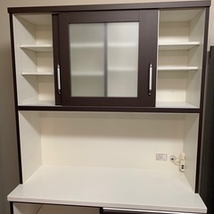 ニトリ キッチンボード 120KB-DBRの画像