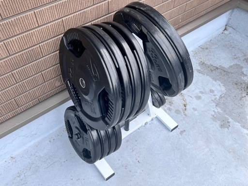 ボディメーカープレート95kg　ラック付き