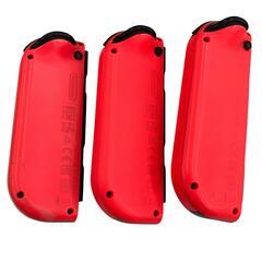 186000 現状品 Nintendo 任天堂 ニンテンドウ Nintendo Switch ニンテンドースイッチ　ジョイコン  HAC-015 HAC-016  ネオンレッド　ブルー 6点まとめ売り [0000000001214]の画像