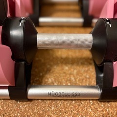 【美品】NUO 可変式ダンベル 20kg 2kg刻み ピンク　FLEXBELLの画像