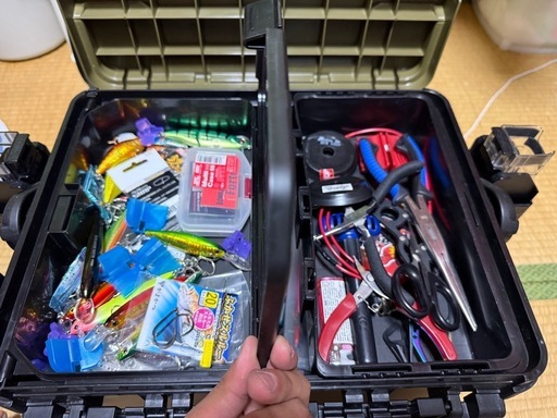 メイホーVSタックルボックス(ロッドホルダー)&ルアー小物せっとセット