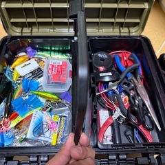 メイホーVSタックルボックス(ロッドホルダー)&ルアー小物せっとセットの画像