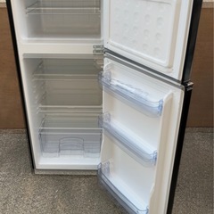 配達設置無料 山善 冷凍冷蔵庫 128L 6段階温度調節 2021年製の画像