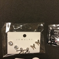 ピアス　セット　  髪留め　マグネットピアスの画像