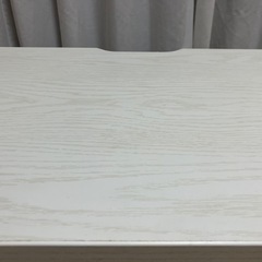 【無料】ホワイトデスク 幅59.5cm×奥行39.5cm×高さ72cm 早めに引き取り希望の画像