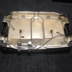 ツーバーナーコンロ　ガスコンロ　キャンプ用品　アウトドア　BBQ  の画像