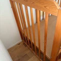 再値下げしました ベビーベッド　高さ調整可能の画像