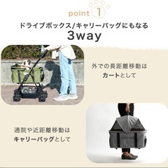 【お取引可能】ペット用　カート　キャリーの画像