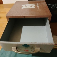 ヴィンテージ救急箱　昭和レトロ薬入れ　の画像