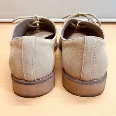 nano BASE スウェードシューズ（ベージュ）27cmの画像