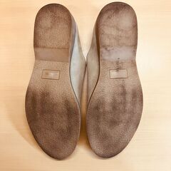 nano BASE スウェードシューズ（ベージュ）27cmの画像